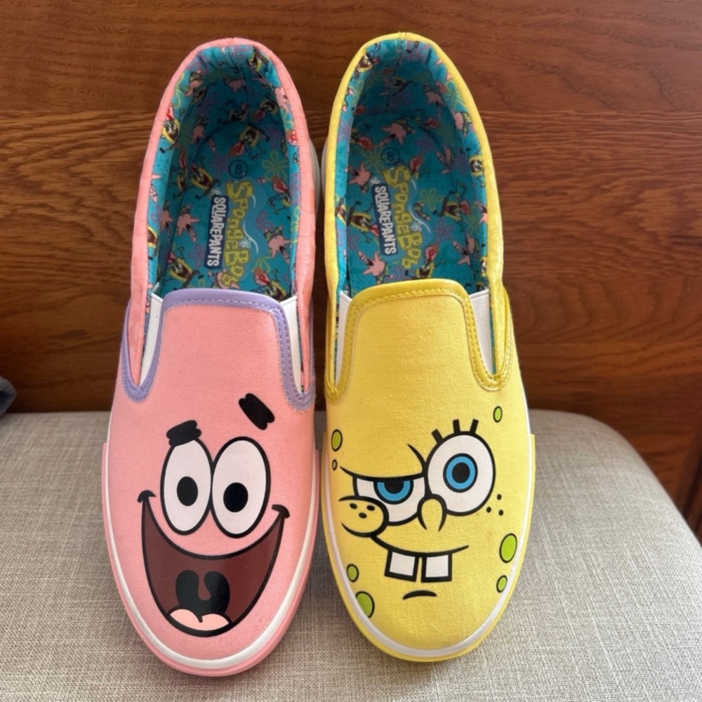 Nickelodeon Pink and Yellow Sneakers for Vibrant Style